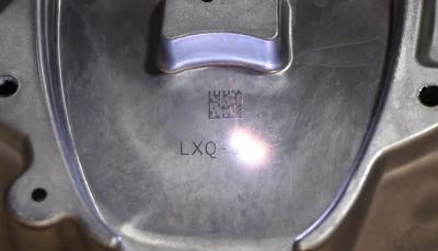 Laser marking of die cast