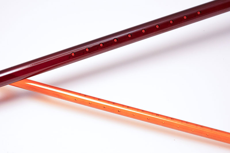 Laser hole drilling catheters