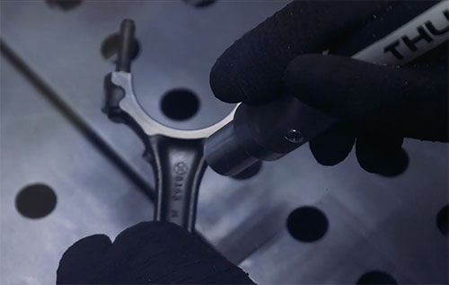 Shot peening of steel tool