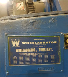 Figure 12: Wheelabrator model: Tumblast