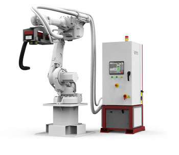 Robot laser cleaning machine