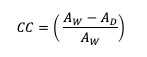 Contrast value equation