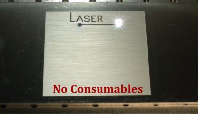 Laser Etching of Aluminum Ingot
