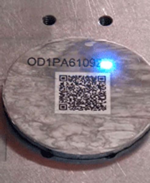 Marking QR codes on magnesium