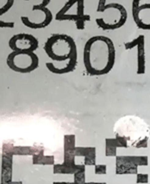 Serial numbers on steel
