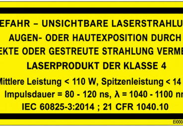 Laserklassen Und Lasersicherheit