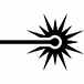 Laser beam icon