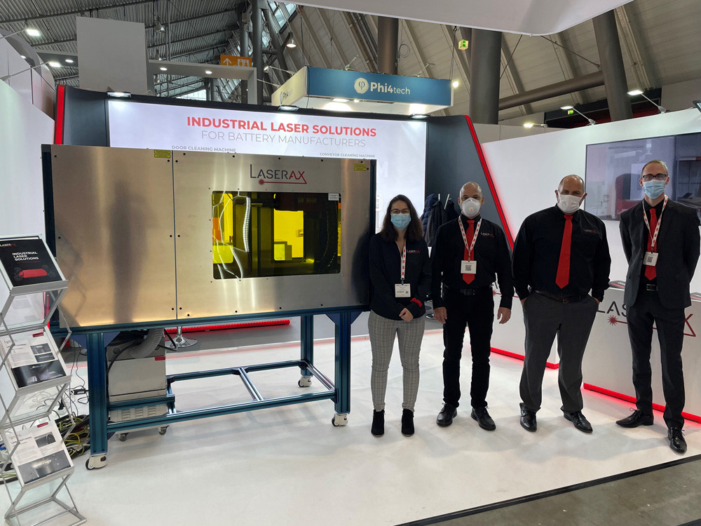 The Laserax team at the Battery Show
