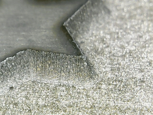 Deep engraving example