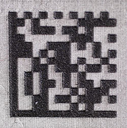 Laser Etching Data Matrix