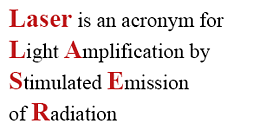 Laser Is An Acronym