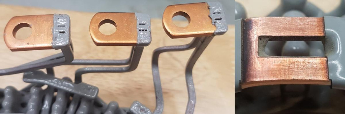 Hairpin Motor Connector Tabs Bridge