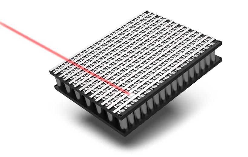 Laser welding of battery tabs