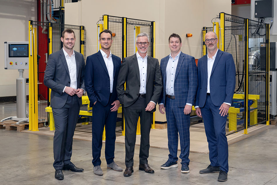 Managementteam Vor Laseranlage