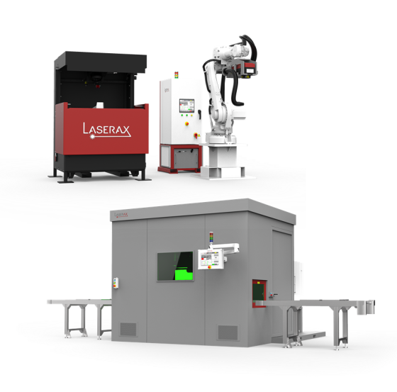 Laser cleaning machines grouped
