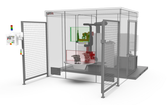Robot Laser Cleaning Machine See Through