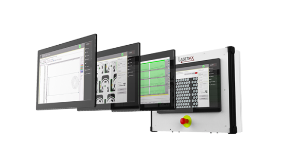 Laser software screens