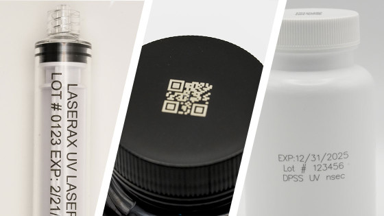 Plastic materials laser marking