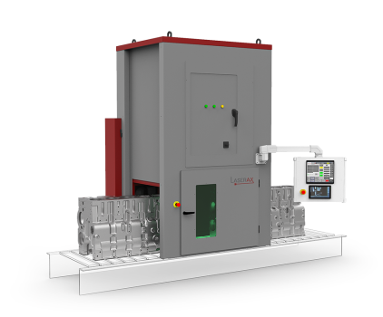 Automated Conveyor Laser Marking Machine Thunb