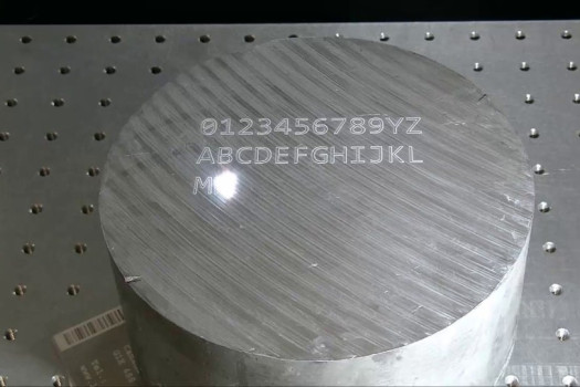 Laser Makring Alluminium
