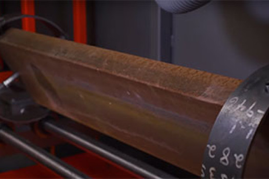 Laser rust removal