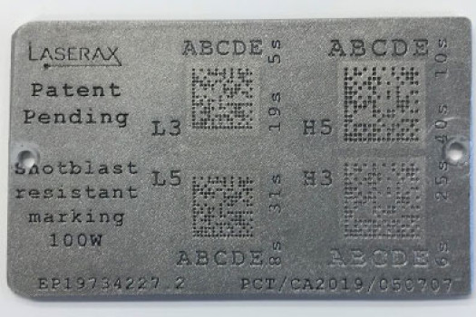 Shotblast Resistant Marking