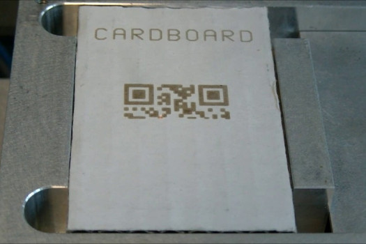 Laser Marking Cardboard