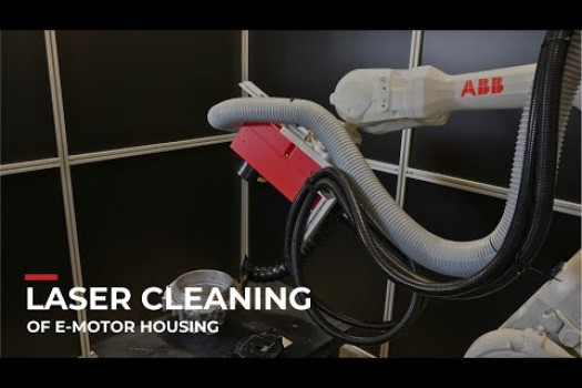 Laser Cleaning of E-Motor Housing